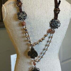 Multi-Layered Sundance Catalog Necklace